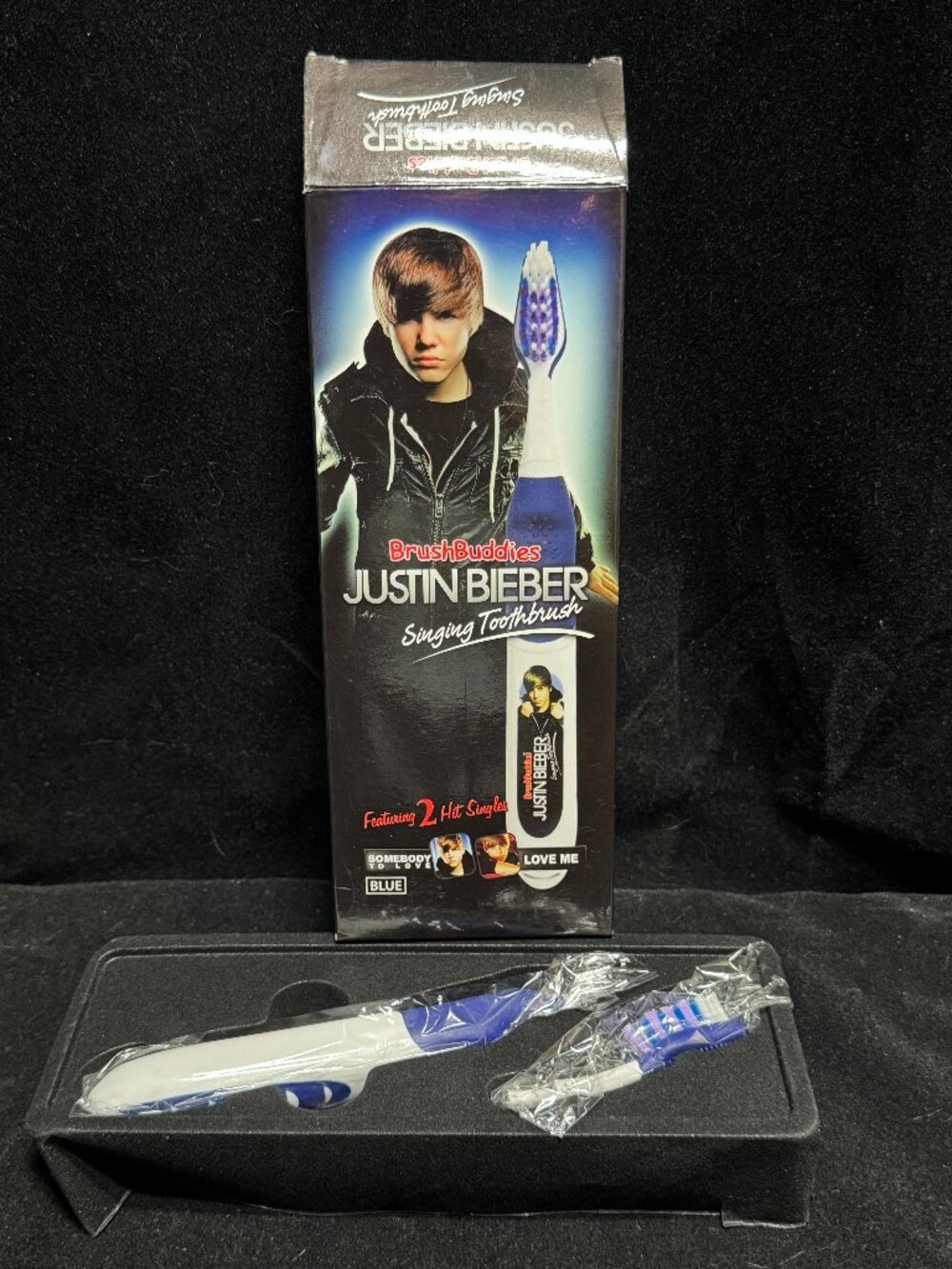 Rock your smile with the Brush Buddies Justin Bieber Singing Toothbrush NIB  🎵